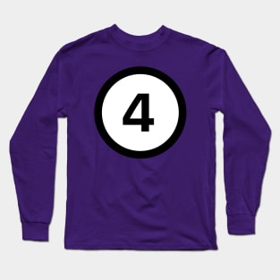 Halloween Billiard Pool Ball 4 four Group Costume Long Sleeve T-Shirt